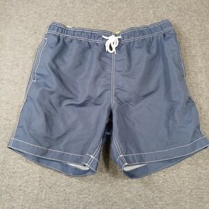 Old Navy Swim Trunks Board Shorts Blue Drawstring Men's Size L Large Mesh Lined‎